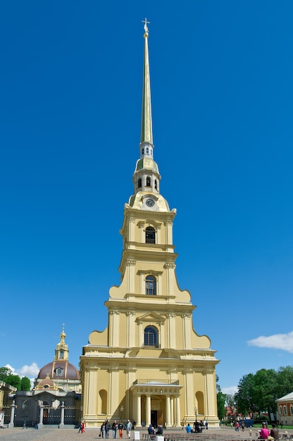 San Petersburgo, Catedral de San Pedro y San Pablo. Fortaleza de San Pedro y San Pablo .Rusia.4 de junio de 2015