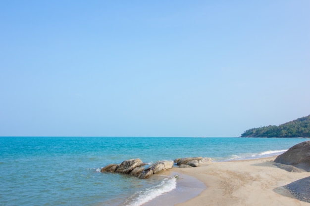 Sand auf dem Strand in Thailand