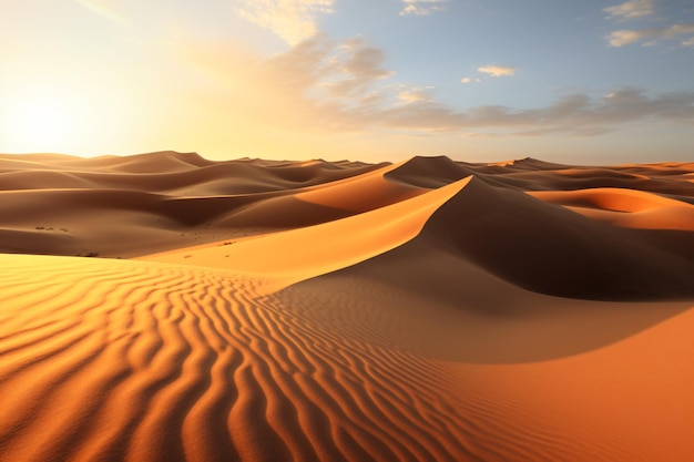 Sand Dunes Wallpaper Ai generativo