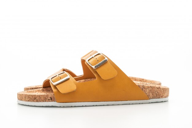 Sandalias de cuero de moda para hombre y mujer (unisex).