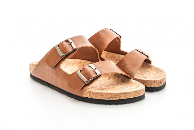 Sandalias de cuero de moda para hombre y mujer (unisex).