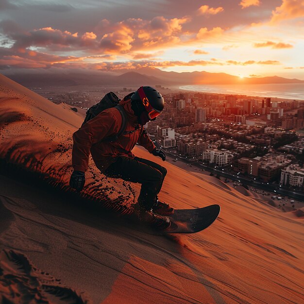 Sandboarding-Abenteuer