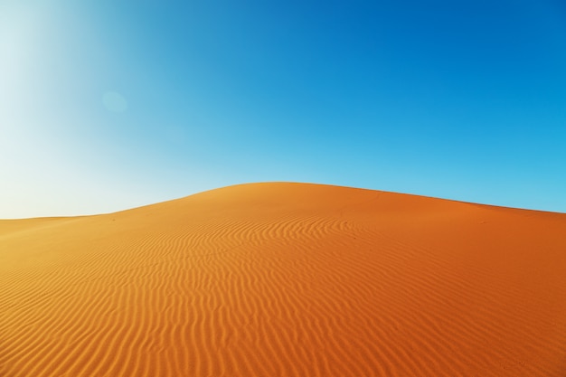 Sanddünen der Sahara.