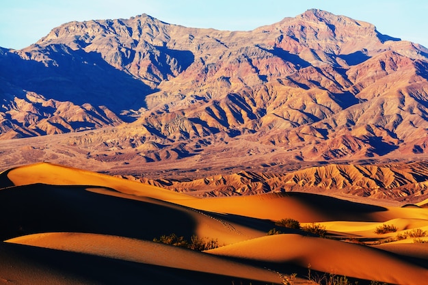 Sanddünen im Death Valley Nationalpark, Kalifornien, USA