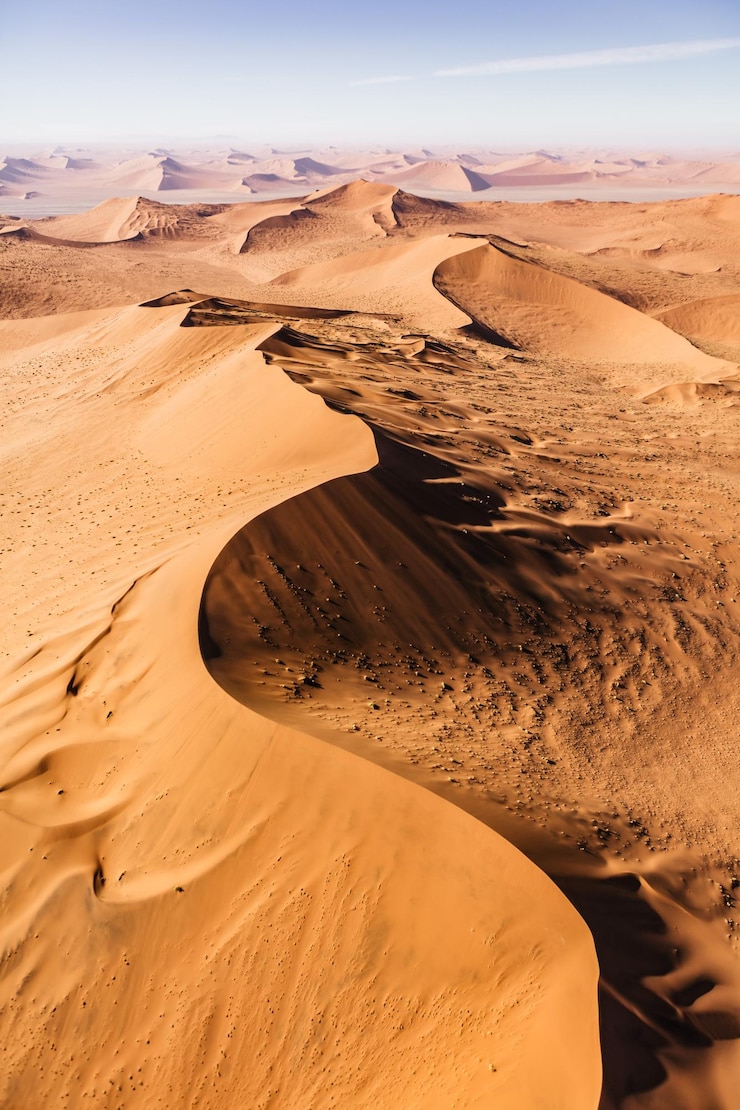 Foto sanddünen in der wüste