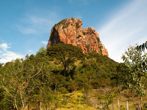 Sandsteinfelsen im Hochland Sao Paulo - Brasilien