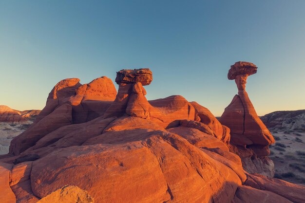 Sandsteinformationen in Nevada, USA