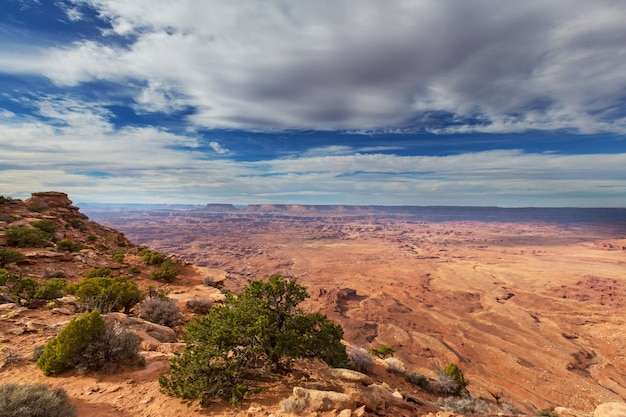 Sandsteinformationen in Utah, USA. Schöne ungewöhnliche Landschaften.