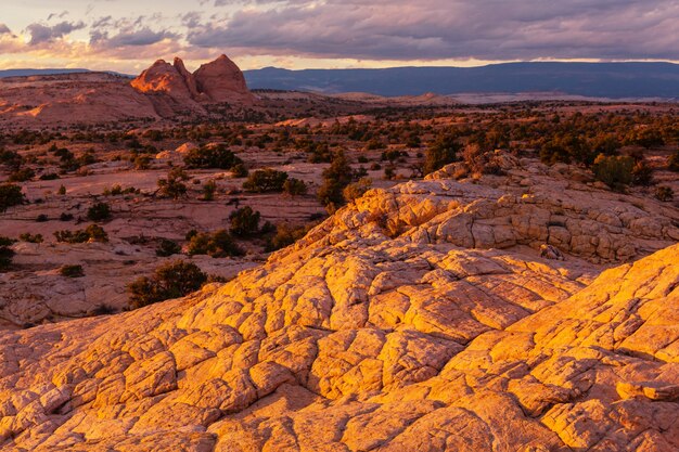 Foto sandsteinformationen in utah, usa