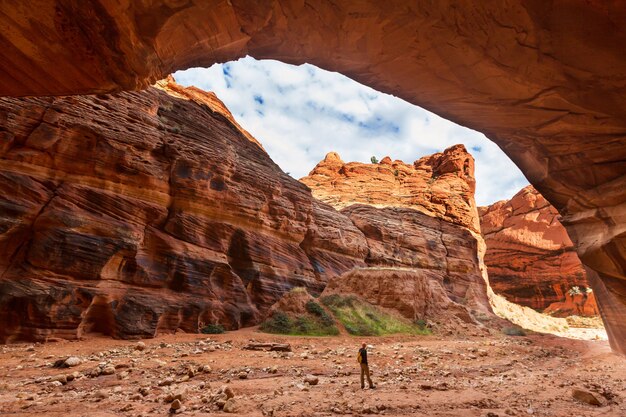 Sandsteinformationen in Utah, USA