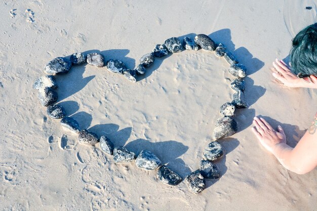 Sandstrand des Ozeans