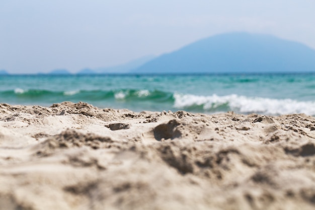 Sandstrand. Natürliche oberfläche.