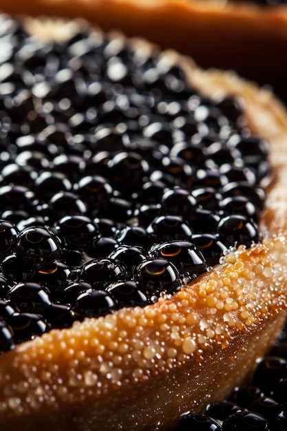 sanduíche com caviar IA generativa