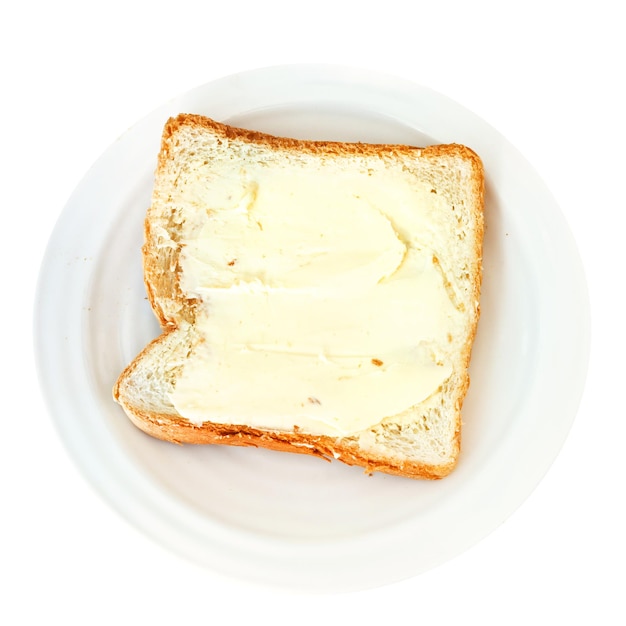 Sanduíche de pão e manteiga