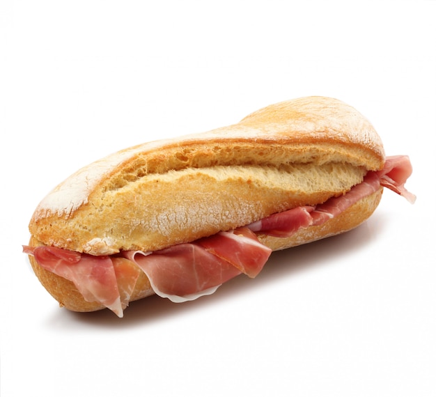 Sandwich con jamon