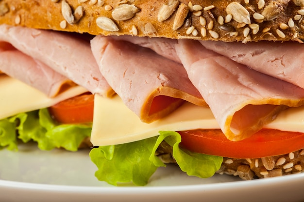 Sandwich de jamón