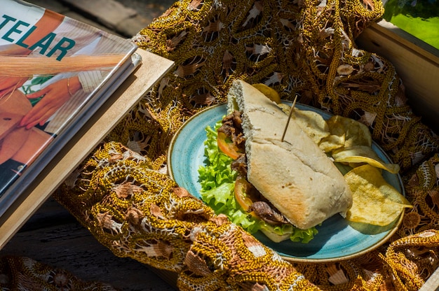 Sándwich de jamón