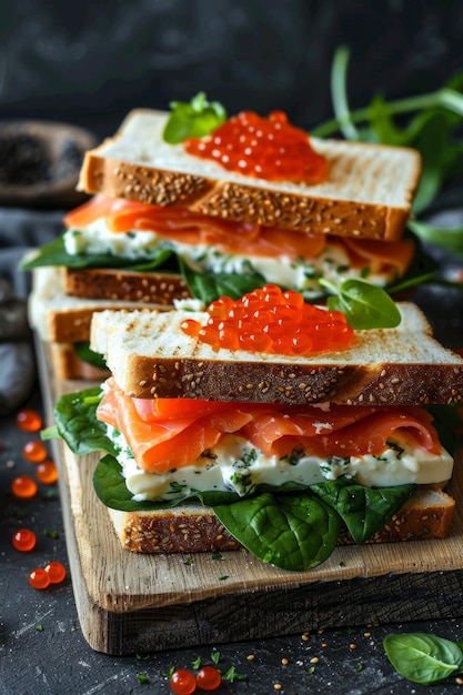 Sandwich mit Kaviar Generative KI