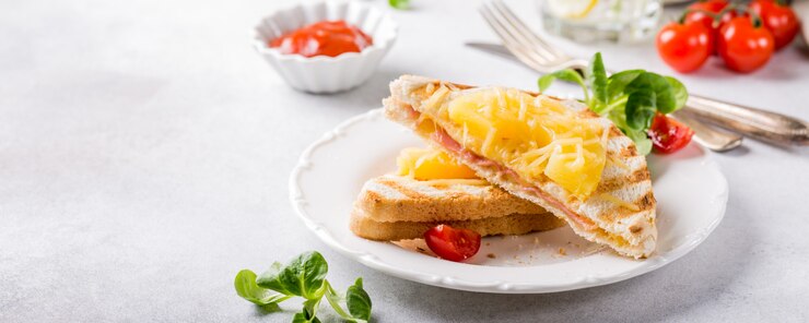 Sandwich con piña,