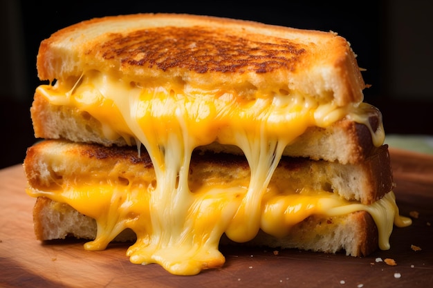 Sandwich de queso fundido