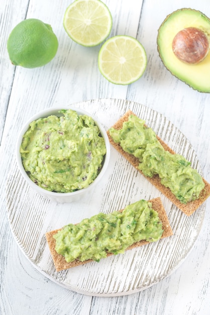 Sandwiches con guacamole