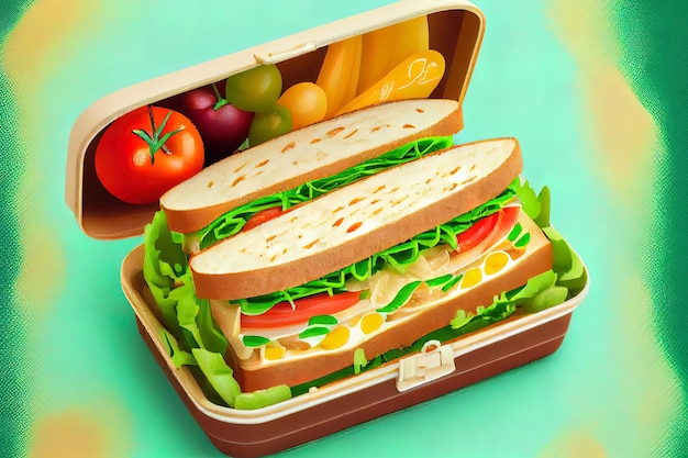 Sándwiches japoneses Sando y snack vegetal comida rápida casera