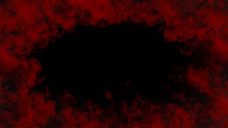 Sangre sobre fondo negro