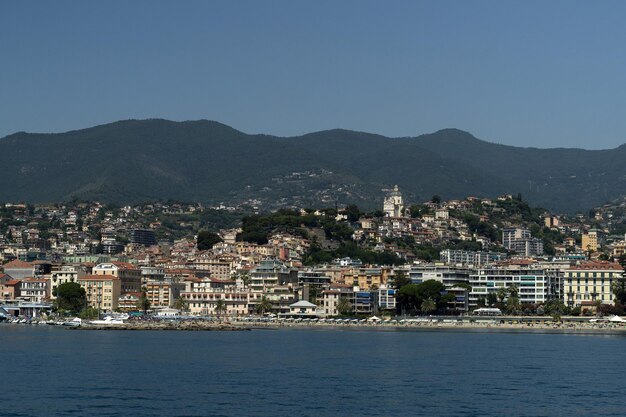 Sanremo-Blick vom Meer