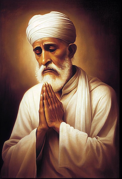 Sant Kabir Das Jayanti Sant Kabir Das, um famoso poeta e santo místico na Índia Art Illustration