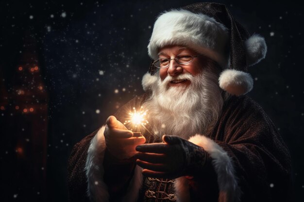 Santa Claus y la magia de la Navidad Un gran espectáculo festivo