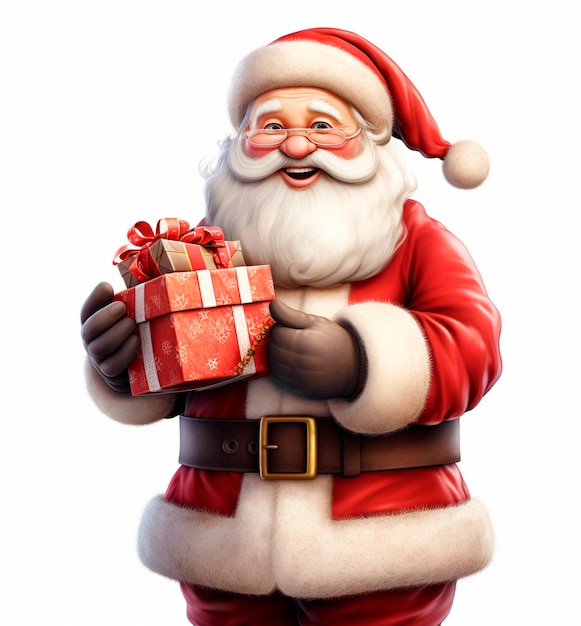 santa claus con regalos