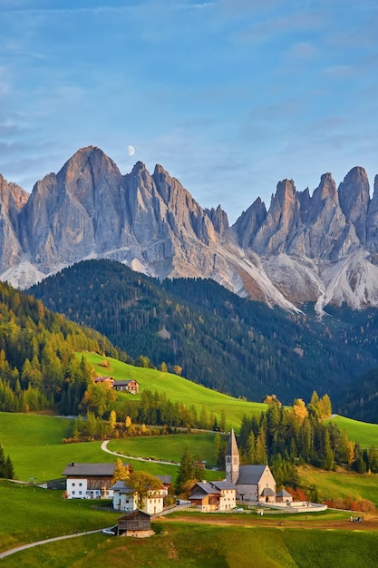 Santa Maddalena en la Cordillera de los DolomitasTirol del Sur