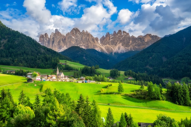 Santa Maddalena - Dolomitas, Italia Paisaje