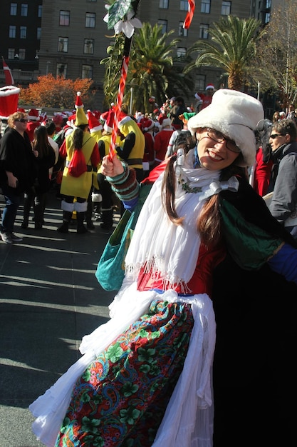 Foto santacon en san francisco