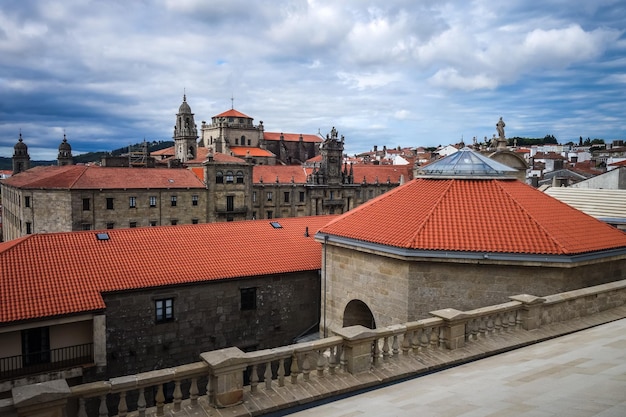 Santiago de Compostela vista desde la Catedral Galicia España