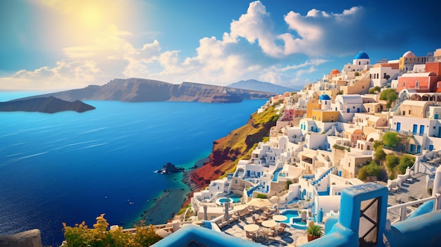 Santorini classicamente thera e oficialmente ilha thira