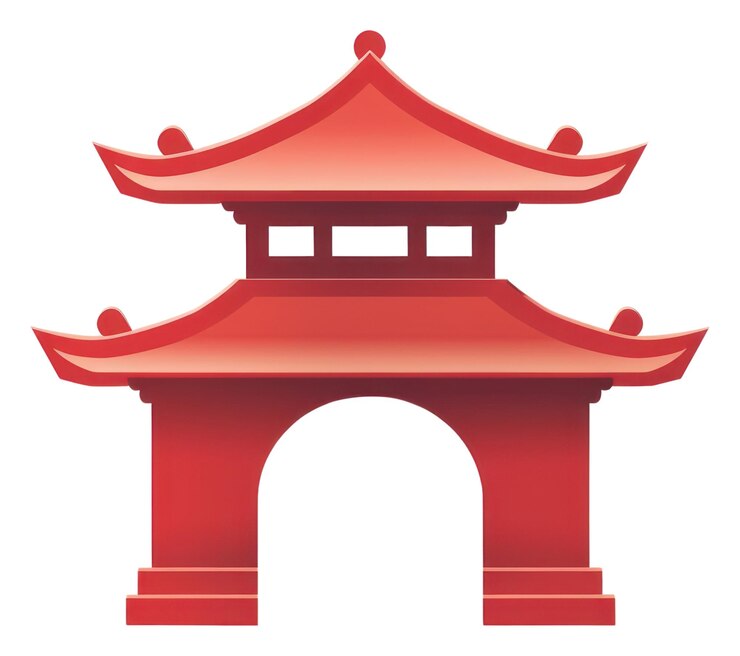 Foto santuário de arquitetura chinesa da png