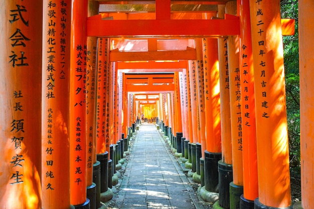 Santuario histórico en Kyoto Japón