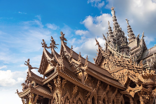 Santuario de la verdad en Pattaya, Tailandia