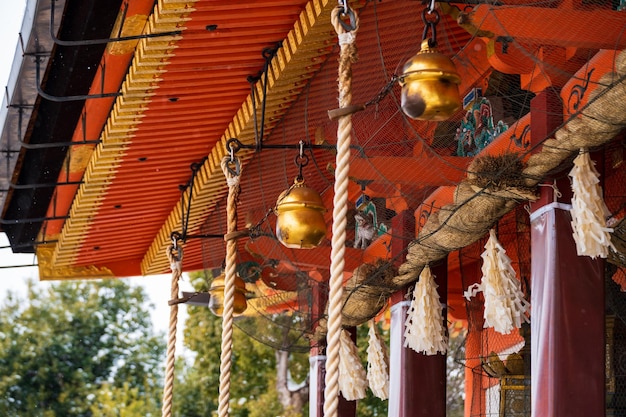 Santuario Yasaka big bell suzu Kyoto Japón