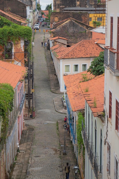 Sao Luis MA Brasil 13 de marzo de 2017 Calles del centro histórico de Sao Luis do Maranhao en Brasil