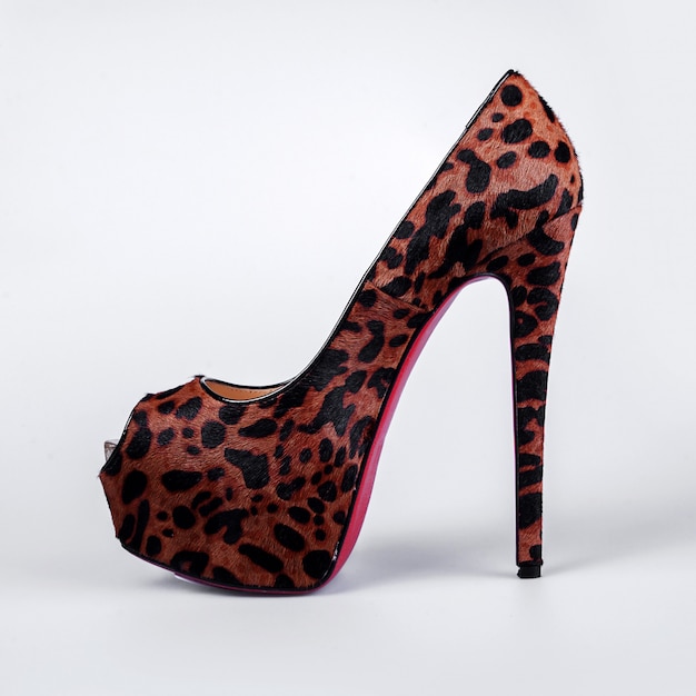 Sapatos leopardo