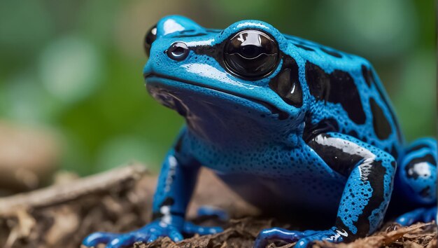 Foto sapo de dardo na natureza