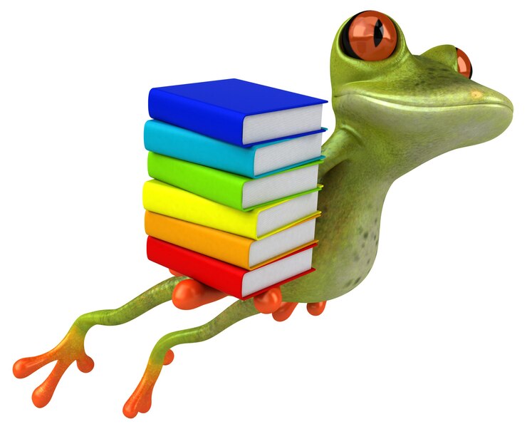Foto sapo divertido - ilustração 3d