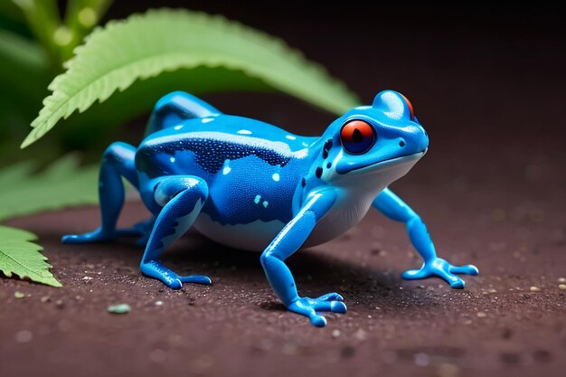 Foto sapo venenoso colorido muito perigoso sapo da vida selvagem papel de parede fotografia de fundo