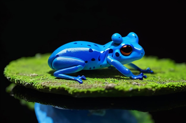 Foto sapo venenoso colorido muito perigoso sapo da vida selvagem papel de parede fotografia de fundo