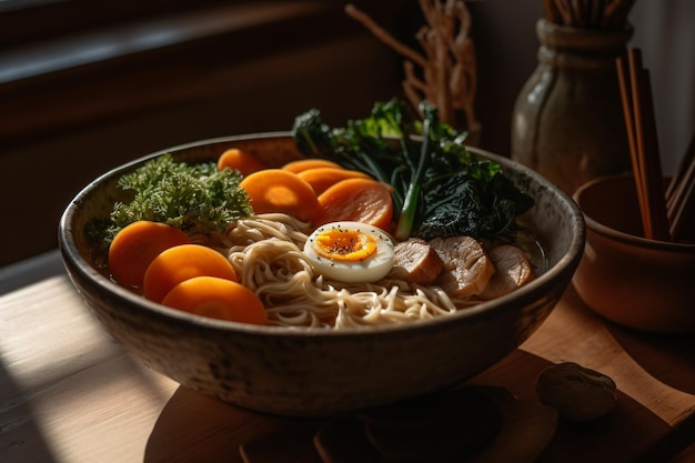 Sapporo Miso Ramen in einer Schüssel