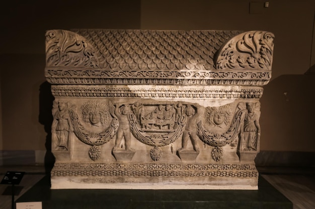 Sarcófago en los Museos Arqueológicos de Estambul Estambul Turquia