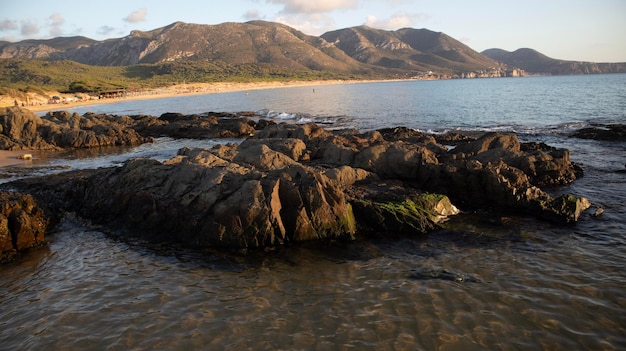 Sardenha, Itália landscapese uma vista de detalhes