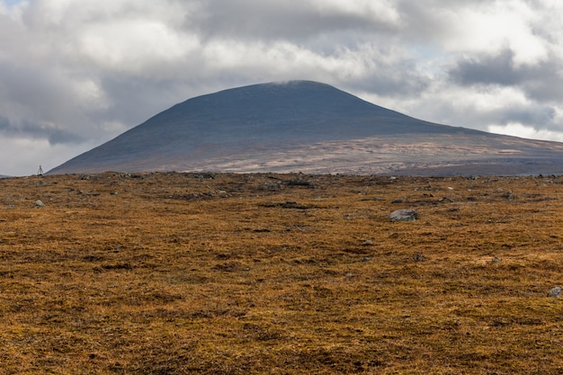 Sarek-Nationalpark in Nordschweden im Herbst, selektiver Fokus